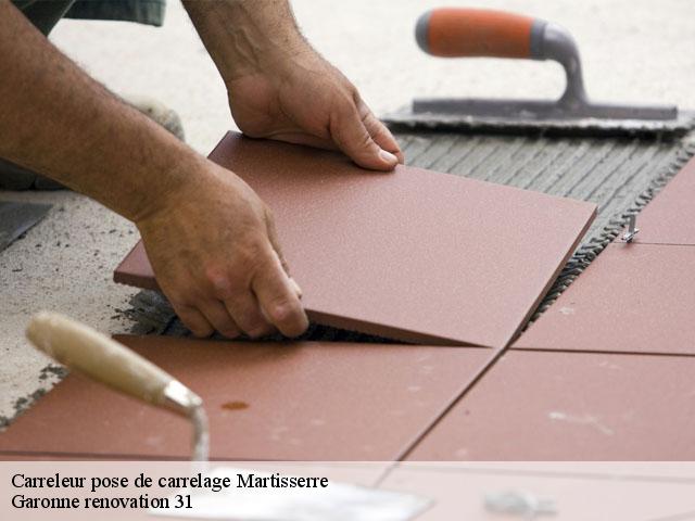 Carreleur pose de carrelage  martisserre-31230 Garonne renovation 31