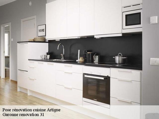 Pose rénovation cuisine  artigue-31110 Garonne renovation 31